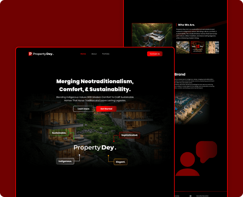 Property Dey Website Design